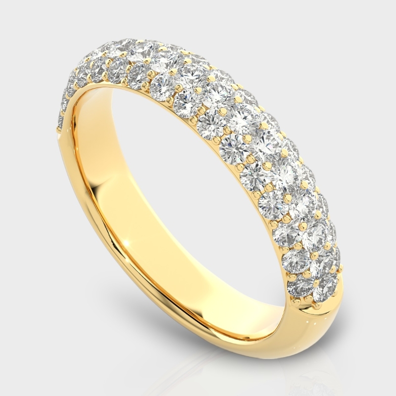 Zara 14K Gold 0.95 Carat Natural Diamond Ring