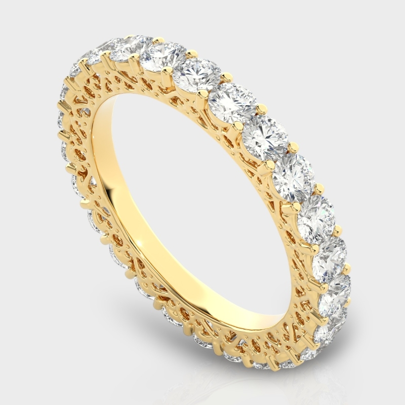 Priya 14K Gold 2.30 Carat Natural Diamond Ring