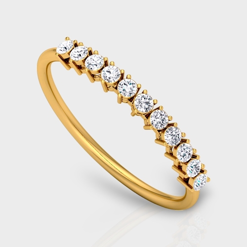 Aditi 14K Gold 0.24 Carat Natural Diamond Ring