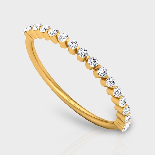 Riya 14K Gold 0.26 Carat Natural Diamond Ring