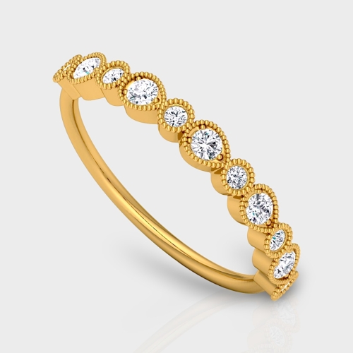 Divya 14K Gold 0.29 Carat Natural Diamond Ring