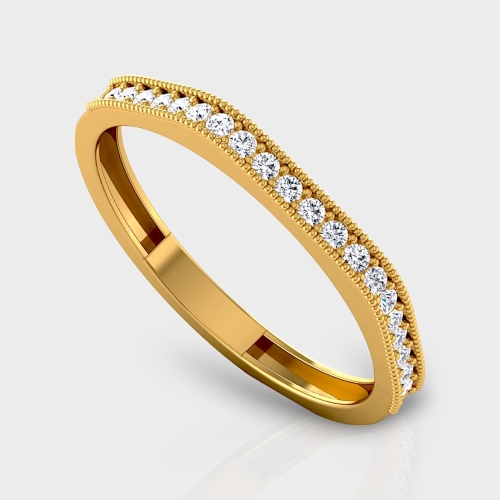Mahika 14K Gold 0.16 Carat Natural Diamond Ring