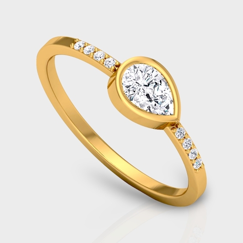 Samira 14K Gold 0.44 Carat Natural Diamond Ring