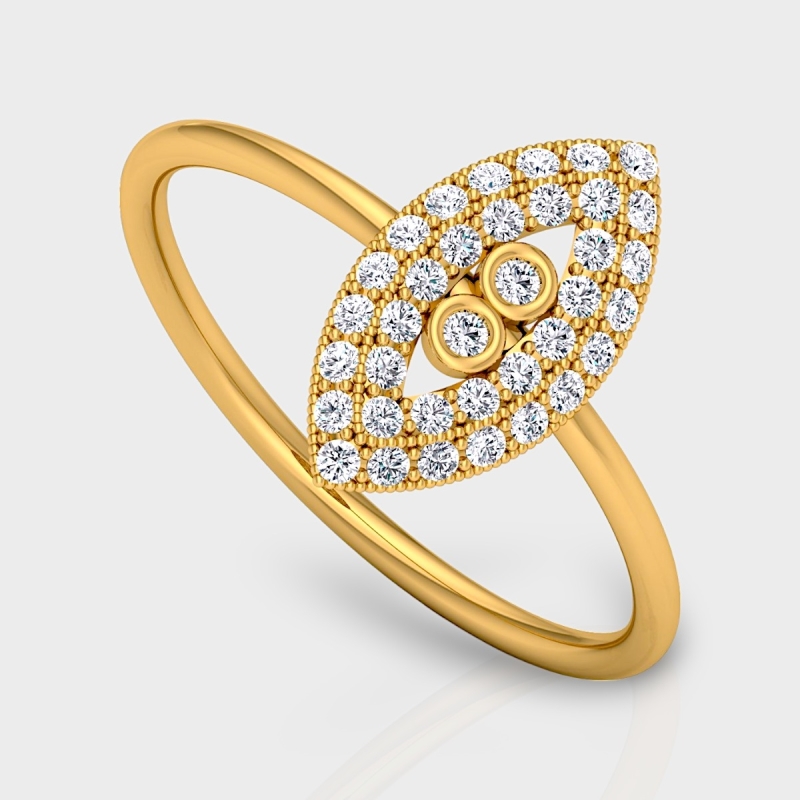 Cecilia 14K Gold 0.25 Carat Natural Diamond Ring