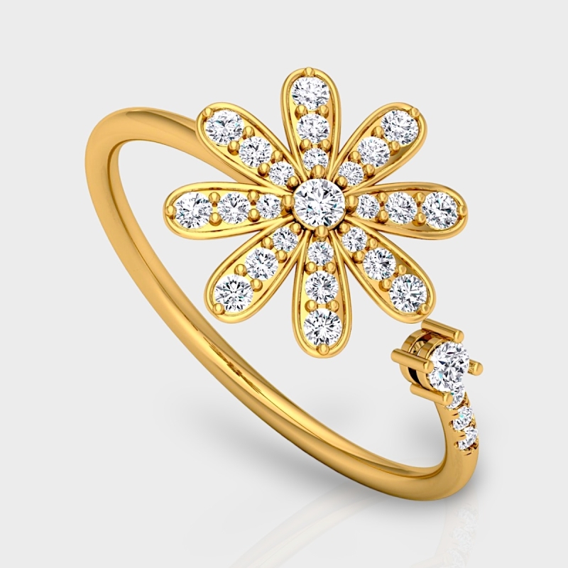 Inaya 14K Gold 0.28 Carat Natural Diamond Ring