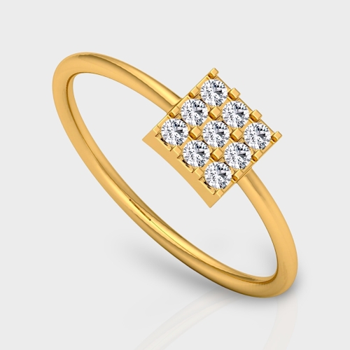 Sahara 14K Gold 0.18 Carat Natural Diamond Ring