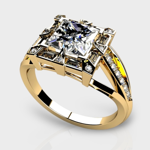 Grace 14K Gold 1.65 Carat Lab Grown Diamond Ring